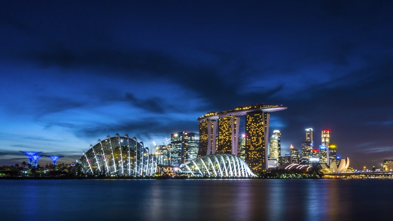 Singapore skyline with residential towers representing the resilient property market