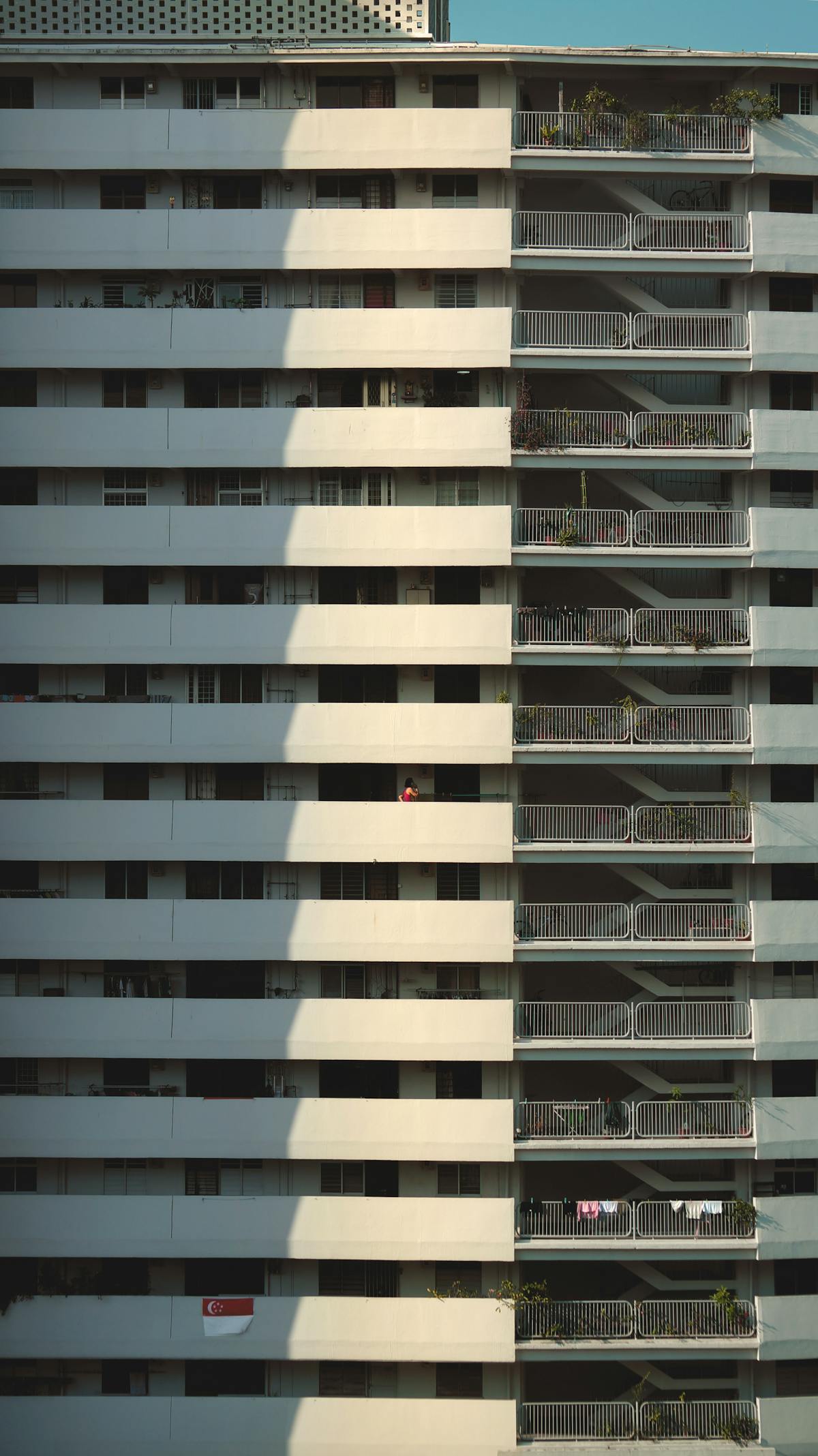 Singapore HDB residential apartment buildings showing public housing architecture